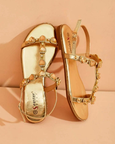 Royalfashion Sandale femei Selina zirconiu