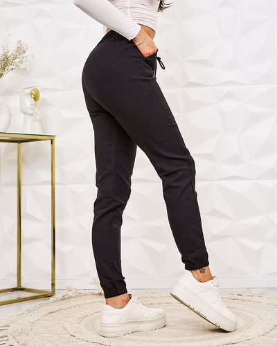 Royalfashion Pantaloni de damă din material textil