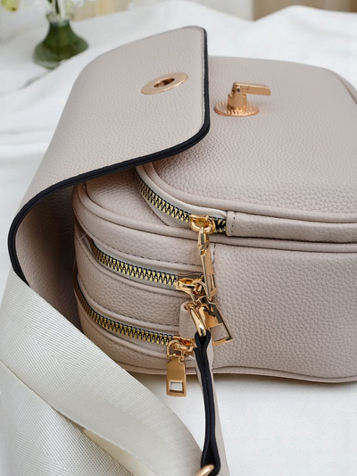 Royalfashion Geantă mică de damă din piele ecologică, cu 2 compartimente