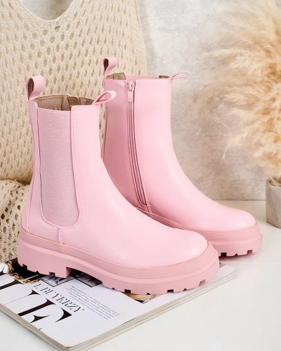 Royalfashion Eko cizme de damă din piele Ereste