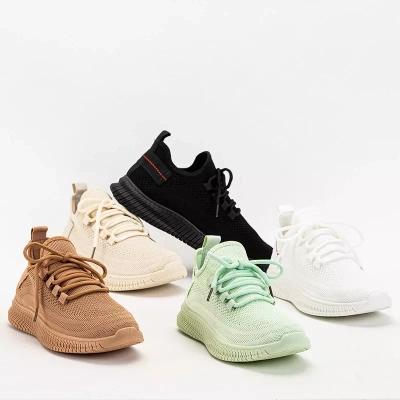OUTLET Pantofi sport albi de dama Vaileno - Incaltaminte