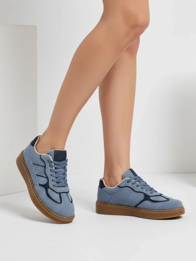 Sneakers Damă Luna Albaștri Ecologici Casual