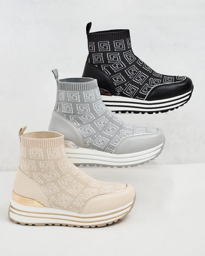 Royalfashion Adidași sport înalți pentru femei Lori