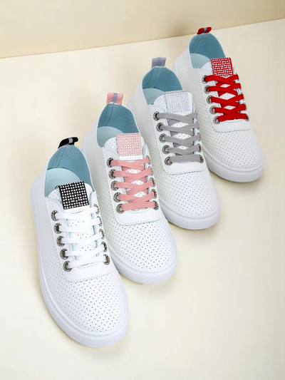 Royalfashion Adidași de damă din piele ecologică PureWalk