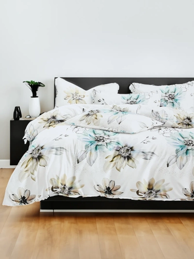 Set de lenjerie de pat cu model Royalfashion 160x200 4 PIESE