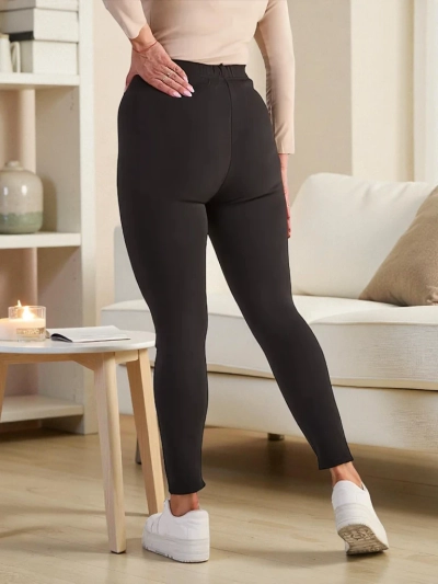 Royalfashion Pantaloni treggings izolați pentru femei PLUS SIZE