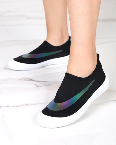 OUTLET Tenisi slip-on dama negri Lerick - Incaltaminte