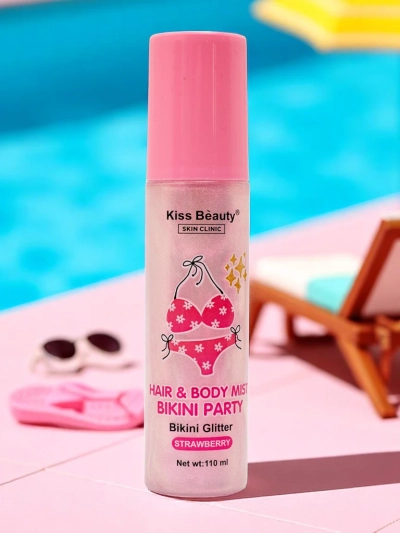 Summer Spray - Iluminator lichid pentru păr și corp Căpșuni