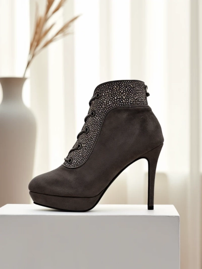 Botine pentru femei Royalfashion cu strasuri Efelolo