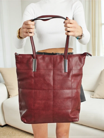 Geantă de damă shopper din piele ecologică Tessira