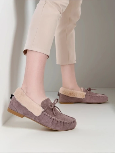 Royalfashion Mocasi femeie cu blană Ahtikes