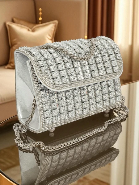 Royalfashion Kopertowo torebka damsko z cyrkoniami Elira Dusk