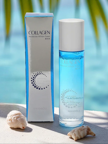 Tonic facial cu colagen cu efect de iluminare și hidratare