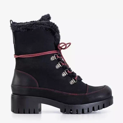 OUTLET Îmbrăcăminte de lucru Miratorg cu șireturi negre pentru damă - Încălțăminte