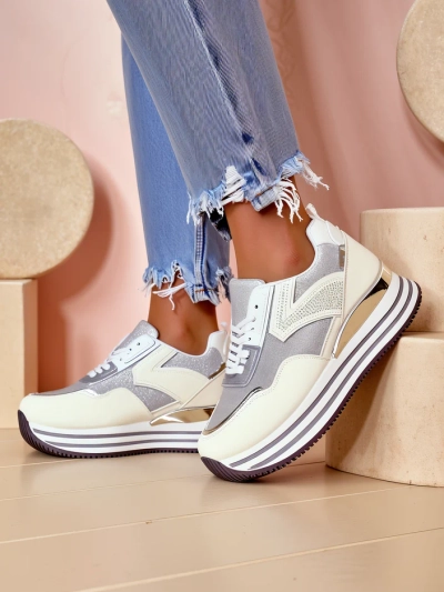 Pantofi sport Royalfashion pentru femei cu sclipici Borovis