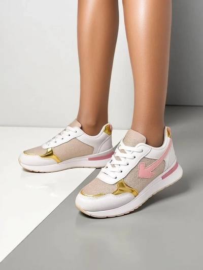 Adidașii sportivi Royalfashion pentru femei cu sclipici Berilane