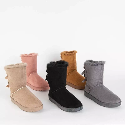 OUTLET Cizme de zapada dama camel Izzuni- Incaltaminte