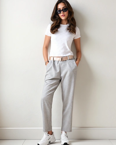 Royalfashion Pantaloni simpli pentru femei