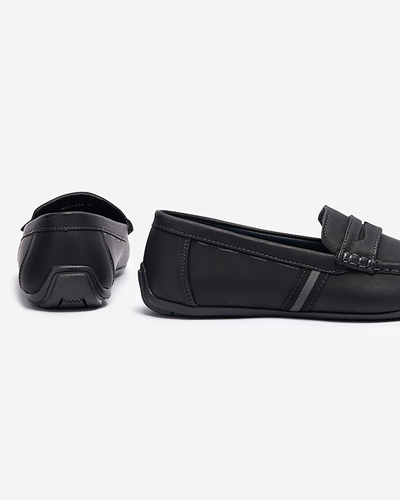 Mocasini bărbați negru Hacerno- Footwear