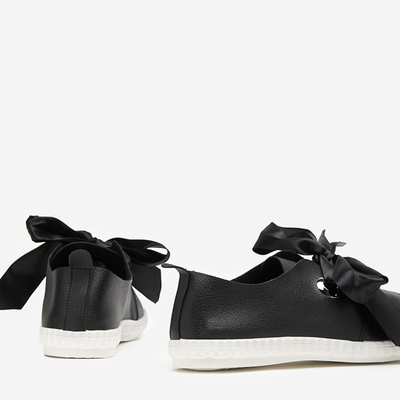 Tenisi de damă negri Samhu - Încălțăminte