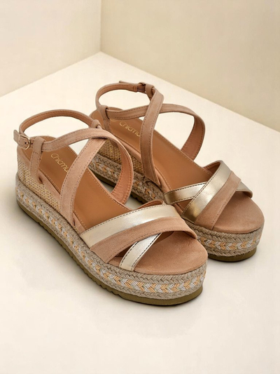 Royalfashion Sandale cu platformă pentru femei Eylaas