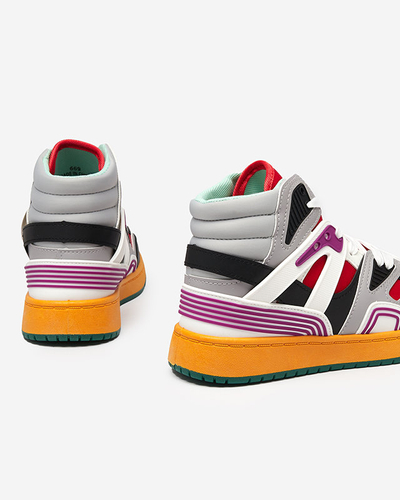 OUTLET Pantofi sport gri de dama pana la glezna de la Gisore - Incaltaminte