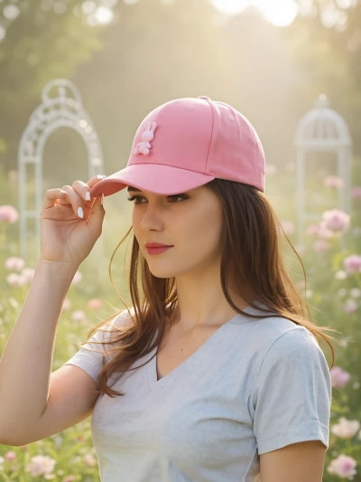 Royalfashion Șapcă cu cozoroc și petic chic iepuraș