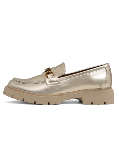 Royalfashion Mocasi pentru femei placate cu aur Goldlove