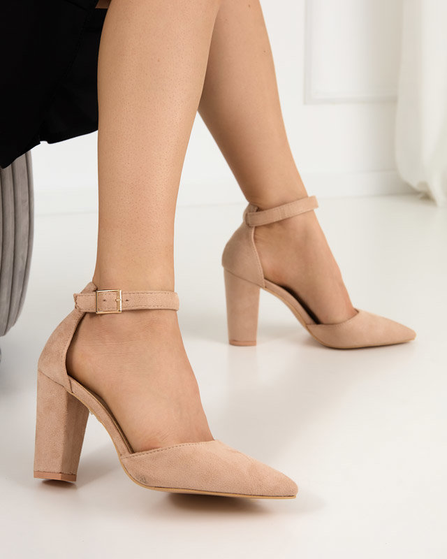 Sandale de dama bej pe postul Kinotia - Incaltaminte