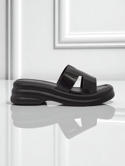 Royalfashion Damskie klapki na grubszej podeszwie Nova Gloss