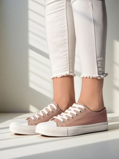 Royalfashion Adidași clasici pentru femei cu șiret Ogisea