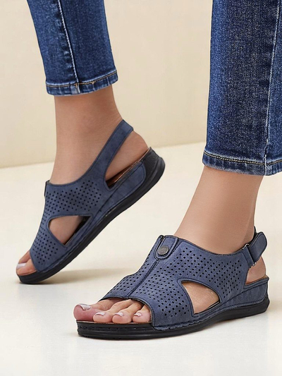 Royalfashion sandale decupate pentru femei Leminni
