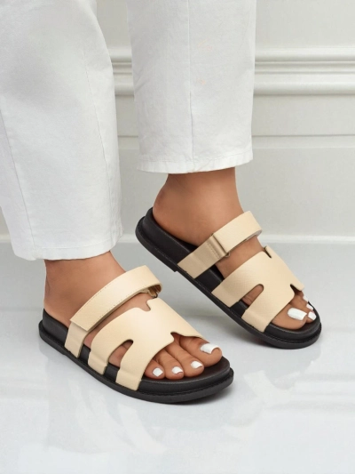 Royalfashion Sandale de damă din piele ecologică ReppiFlex