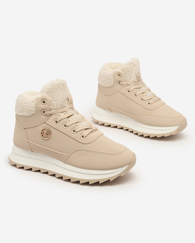 Royalfashion Pantofi sport izolați pentru femei, bej Cerrto