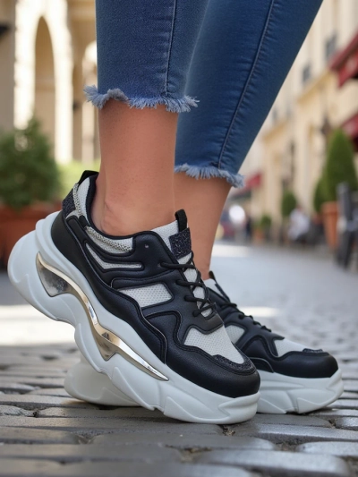 Sneakeri pentru femei Royalfashion cu talpă mai groasă Lesalli