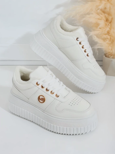 Royalfashion Adidași călduroși de damă cu blană Rozit