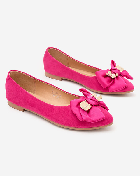 Royalfashion Balerini de damă cu vârful ascuțit și fundiță Retripo