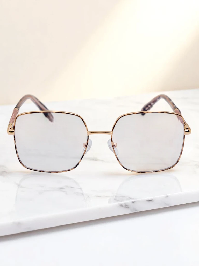 Royalfashion Ochelari de soare în formă de pătrat Skyline Shades