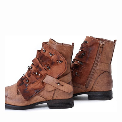 Brązowe workery Jaycee - Obuwie