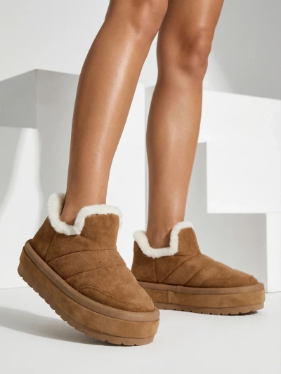 Royalfashion Femei Zoeno cizme scurte a'la cizme de zăpadă