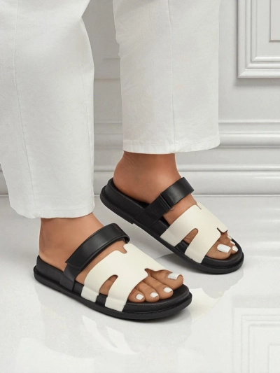 Royalfashion Sandale de damă din piele ecologică FlexiComfi