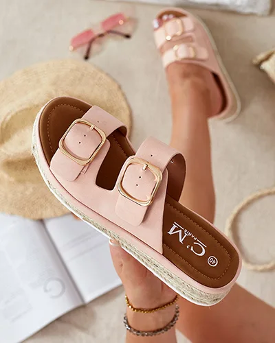 Royalfashion Flip-flops pentru femei cu catarame Ossfo