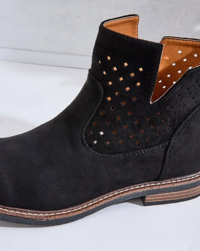 Royalfashion Cizme Rito pentru femei maro deschis