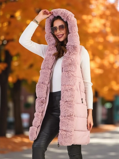 Geacă pentru femei Royalfashion cu mâneci detașabile