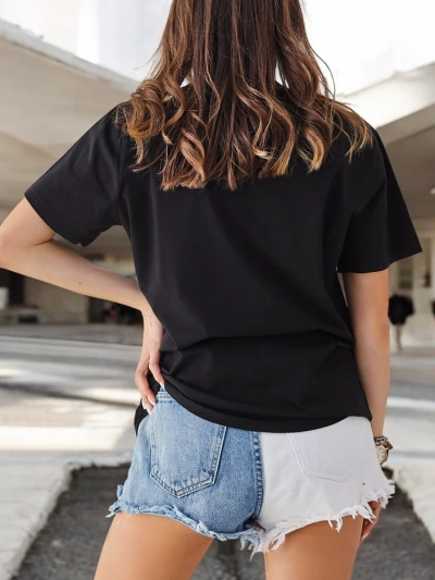 Bluză din bumbac pentru femei Royalfashion cu imprimeu