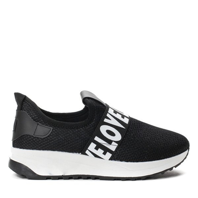 Czarne sportowe buty Oaklee- Obuwie