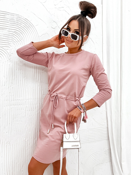 Royalfashion Rochie de damă din stofă până la genunchi