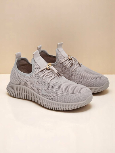 Aurelia Bianca – zapatillas blancas de mujer Royalfashion con suela plana