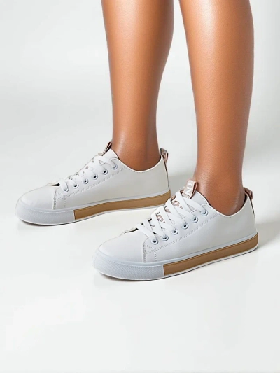 Sneakers ecologice din piele sintetică pentru femei Royalfashion Eccola