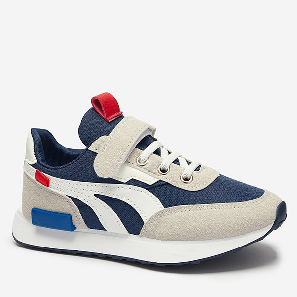 Pantofi sport pentru copii în albastru marin-gri Kaxo- Footwear
